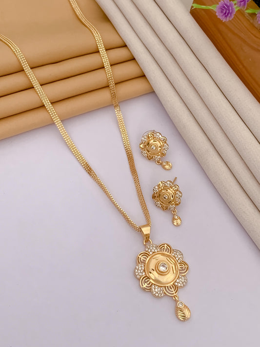 Gracefully Striped Pendant Set