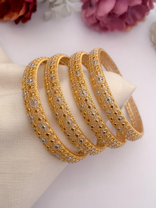 Filigree Tales Bangle ( Set of 4)