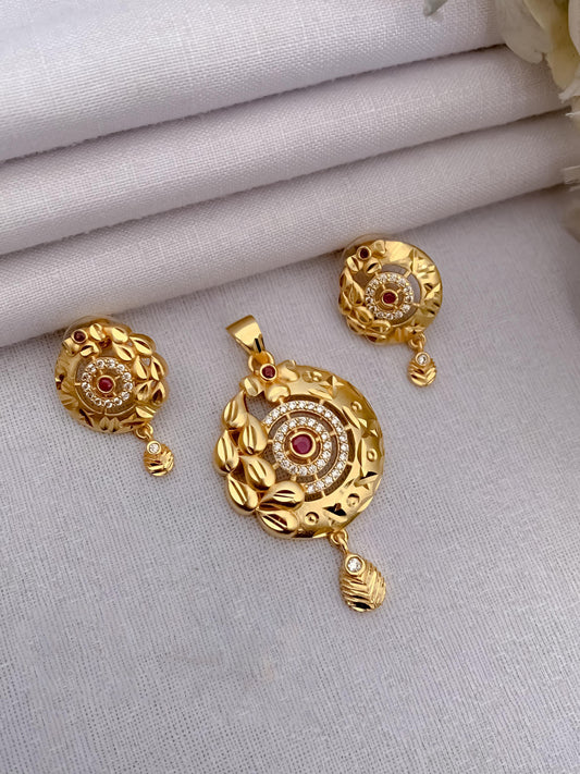 Geometric Pendant Set