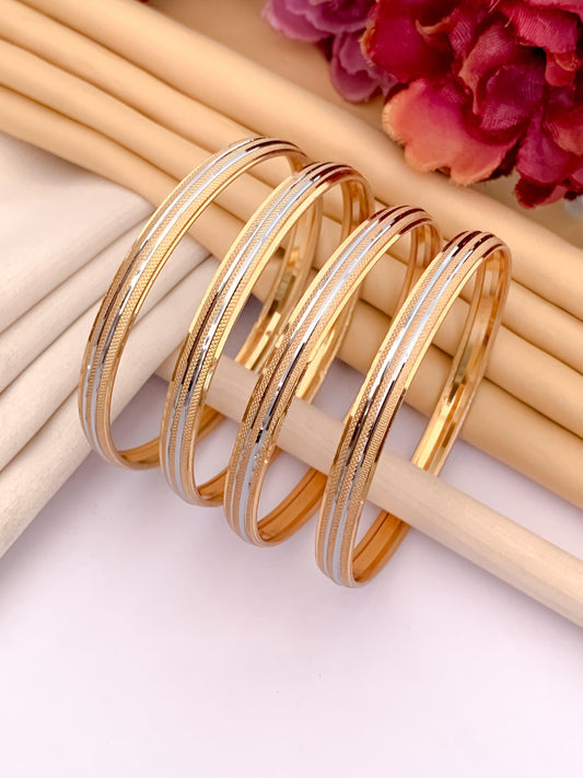 Subtle Shine Bangles ( Set of 4)