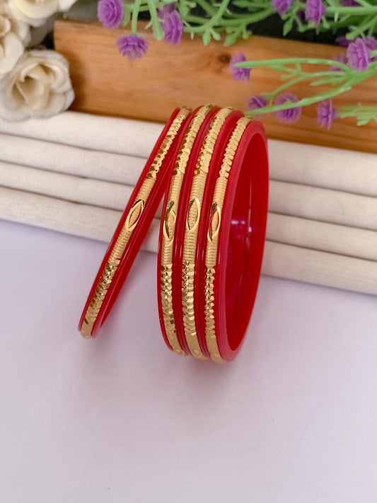 Ornate Delight Bangle ( Set of 4)