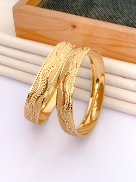 Sleek Groove Bangles