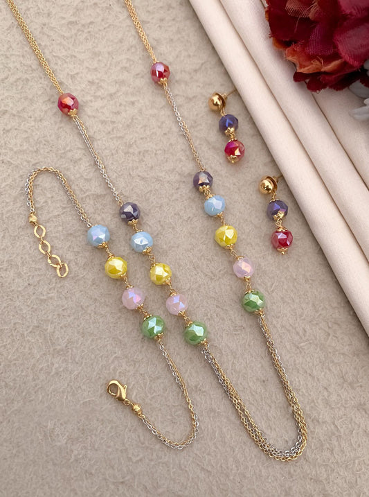Rustic Beauty Mala With Earring