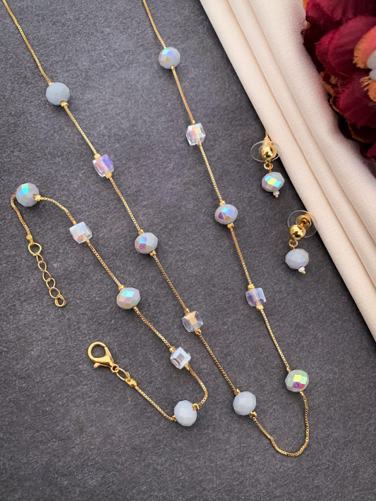 Mughal Muse Mala With Earring