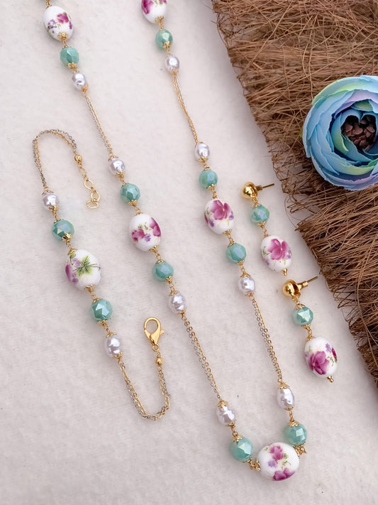 Royal Heritage Mala With Earring
