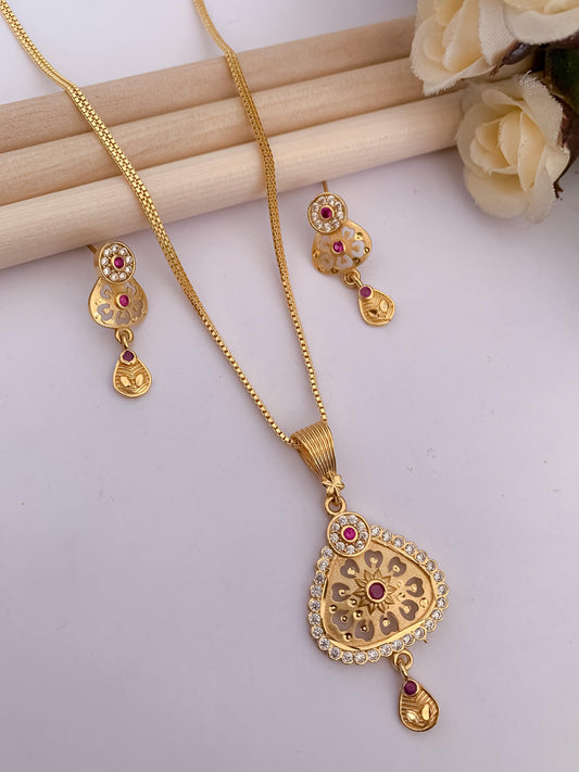 Abstract Pendant Set