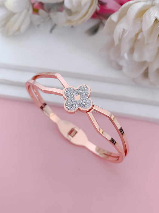 Two Layered Love Shaped Bracelet