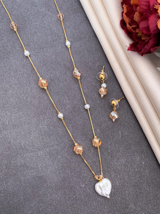 Temple Touch Mala With Earring