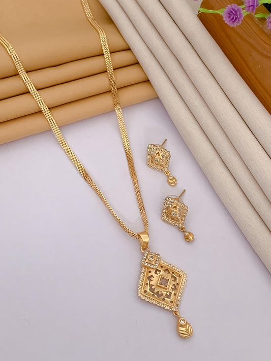 Leafy Pendant Set