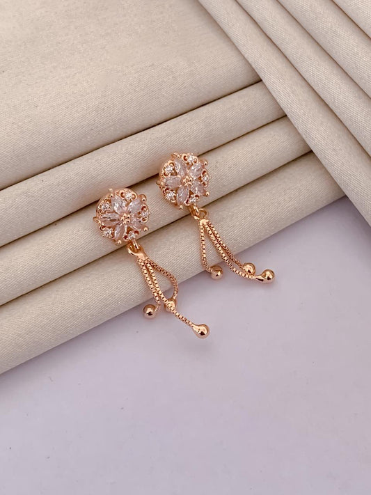 Lotus Bloom Jhumka Earrings