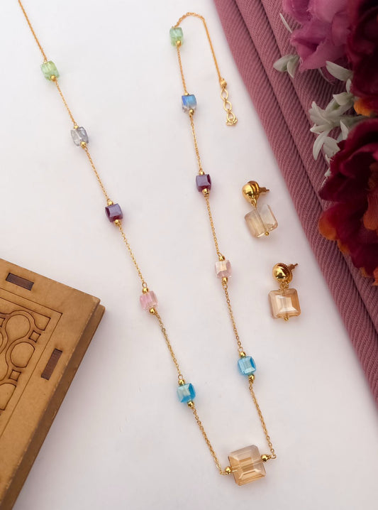 Temple Treasure Mala With Earring