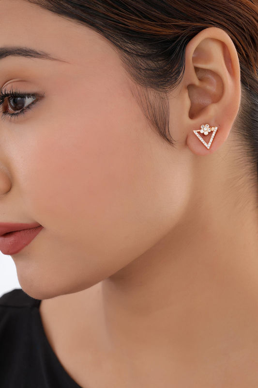 Pearl Dew Hoop Earrings