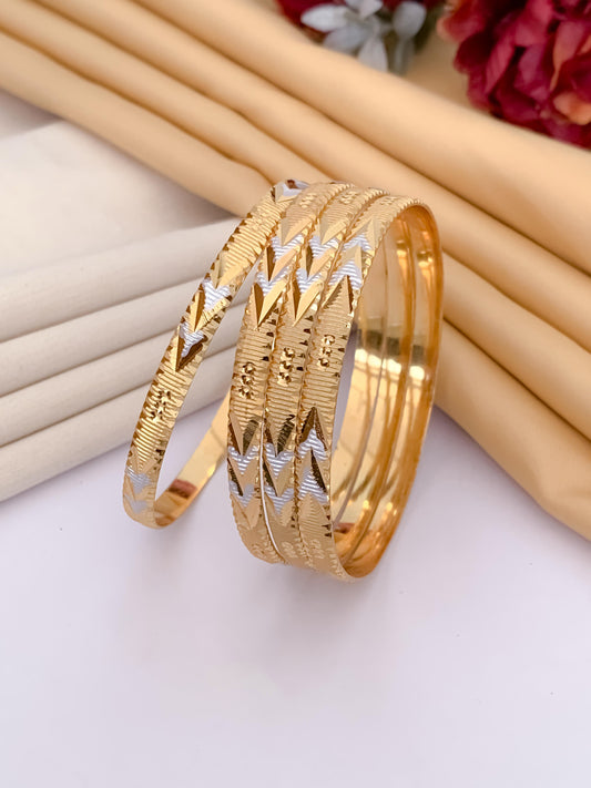 Corin Hammered Bangle ( Set of 4)