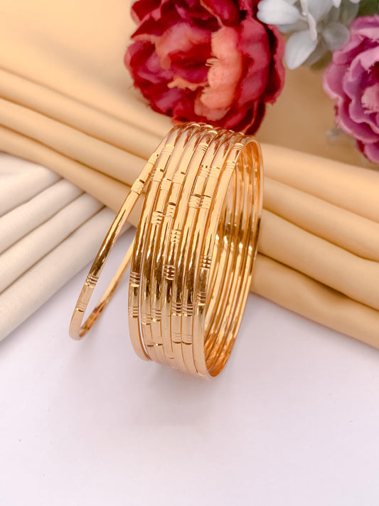 Elegant Precision Bangle (Set of 8)