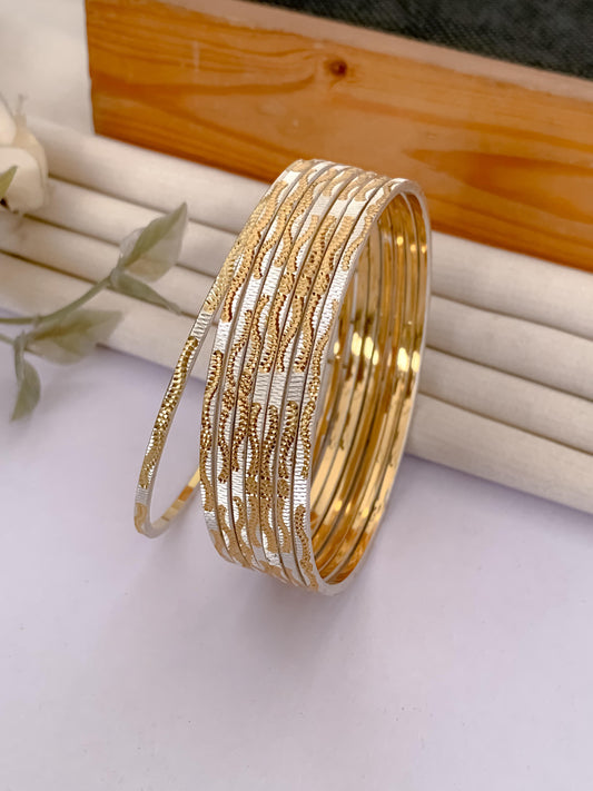 Graceful Shine Bangle (Set of 8)