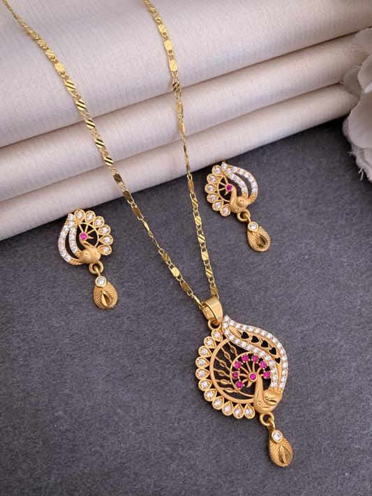 Sculpted Pendant Set