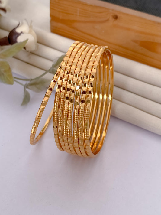 Entwined romance Bangle (Set of 8)
