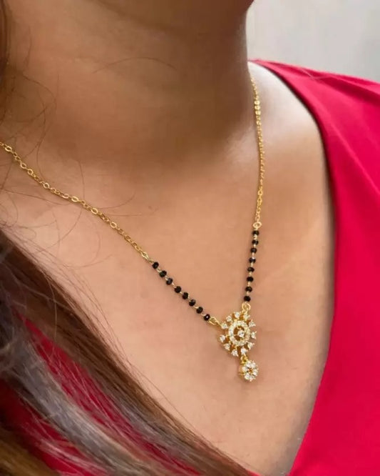 Sparkling Duo Diamond Mangalsutra
