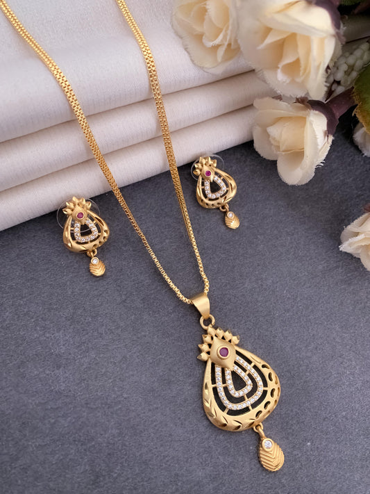 Royal Bloom Pendant Set