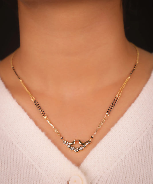 Dual Soul Diamond Mangalsutra
