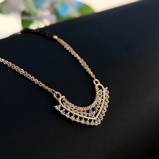 Sun Shine Diamond Mangalsutra