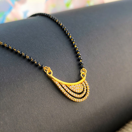 Azure Crossing Diamond Mangalsutra