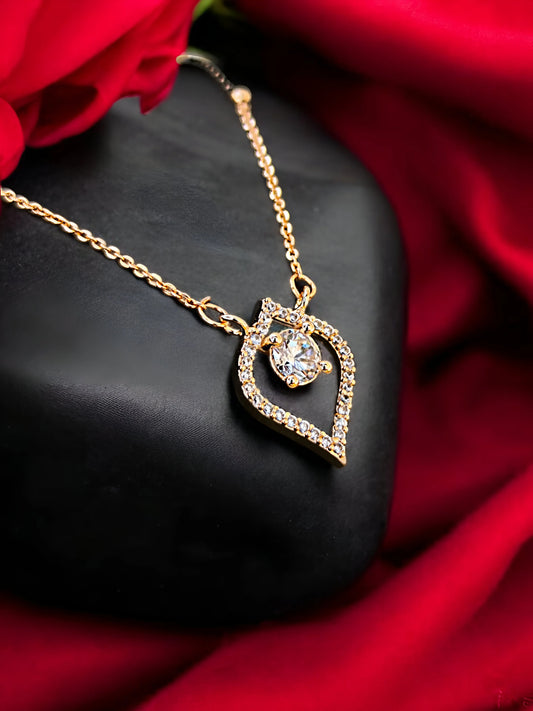 Sole Drop Diamond Mangalsutra
